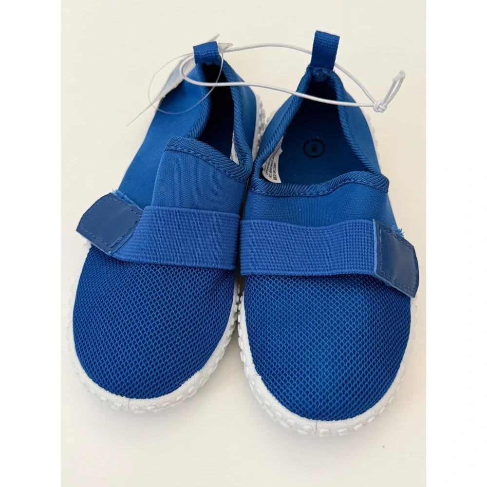 Swiggles‎ Toddler Boys Blue Mesh Water Shoes Slip On Size 8 NEW